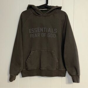 Fear of God Essentials Brown Hoodie